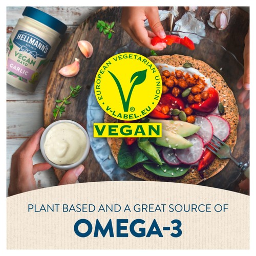 Hellmann's Vegan Garlic Mayonnaise thumbnail 4