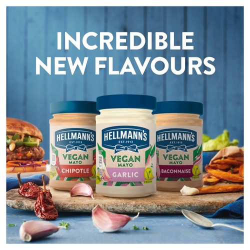 Hellmann's Vegan Garlic Mayonnaise thumbnail 7