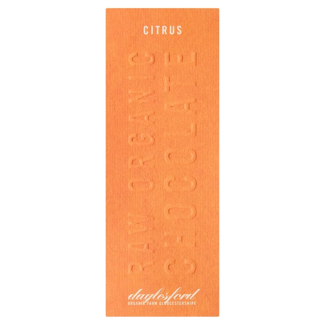 Daylesford Organic Raw Chocolate Bar - Orange & Tangerine