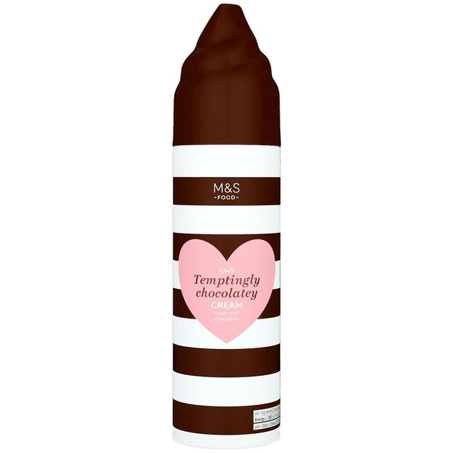 M&S Temptingly Chocolatey UHT Cream