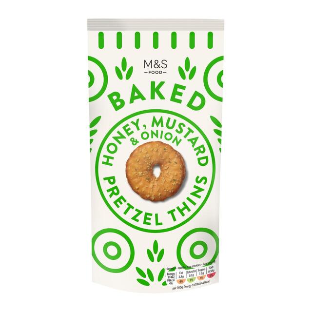 M&S Honey, Mustard & Onion Pretzel Thins thumbnail 2