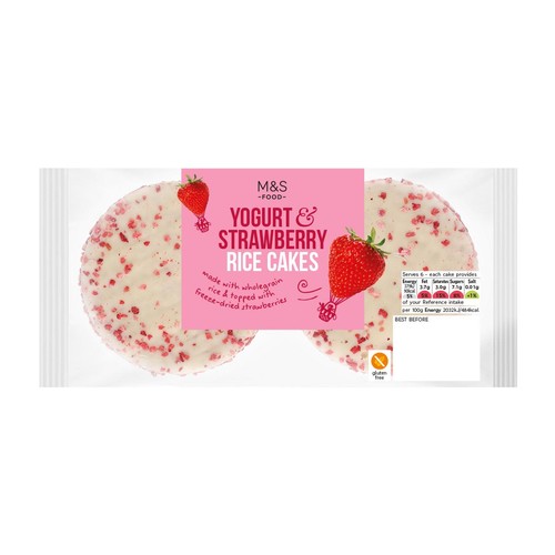 M&S Yogurt & Strawberry Rice Cakes thumbnail 2