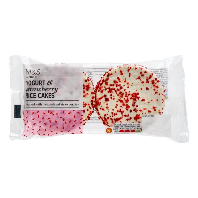 M&S Yogurt & Strawberry Rice Cakes