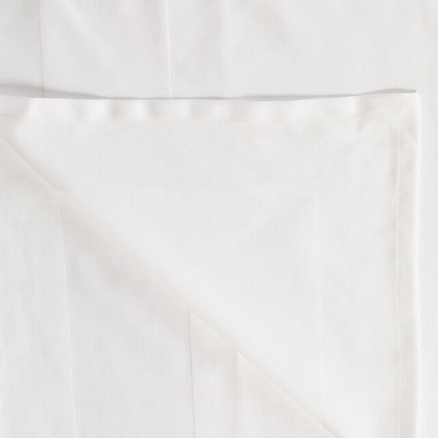 M&S Nova Non Iron Cotton Tablecloth, Large, White thumbnail 2