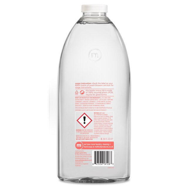 Method Antibacterial All Purpose Cleaner Refill Peach Blossom thumbnail 2
