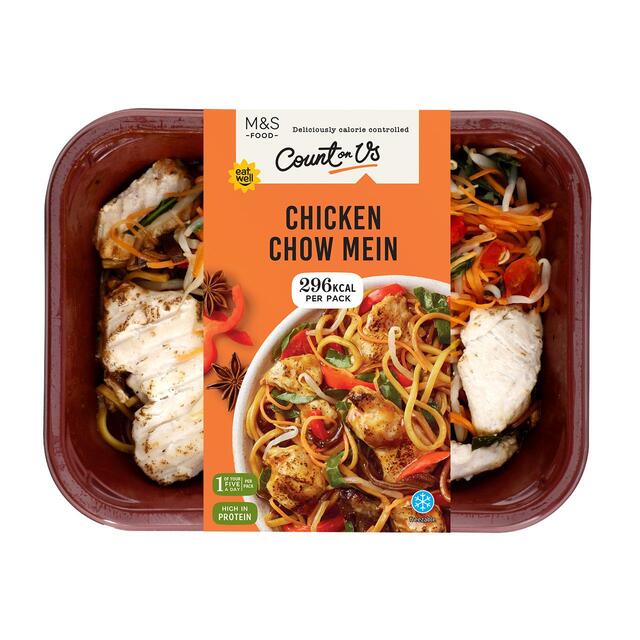 M&S Count On Us Chicken & Vegetable Chow Mein