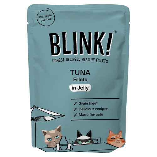 Blink Flaked Tuna Fillets Wet Cat Food Pouch