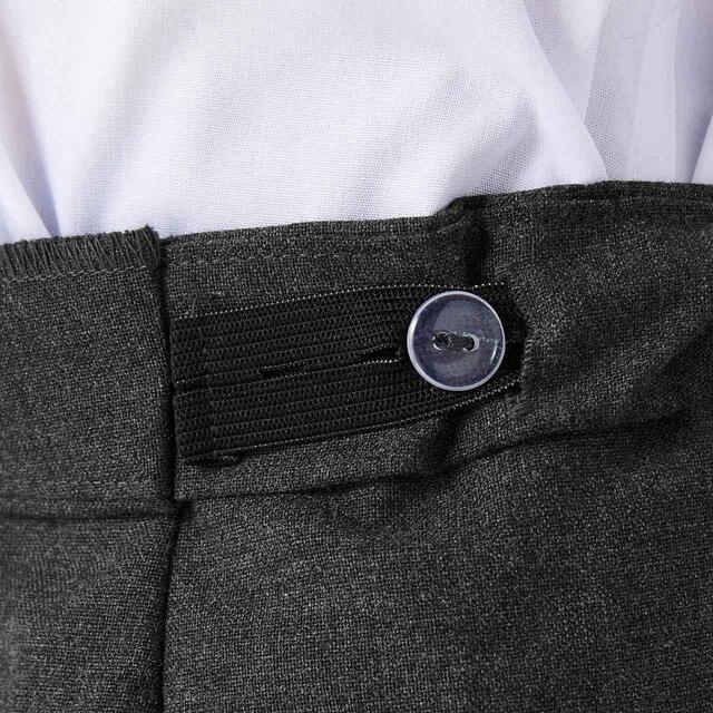 M&S 2pk Grey School Skirts, 4-14 Years, thumbnail 5