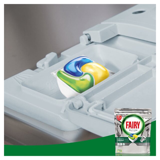 Fairy Automatic Dishwasher Tablets Platinum Lemon thumbnail 5