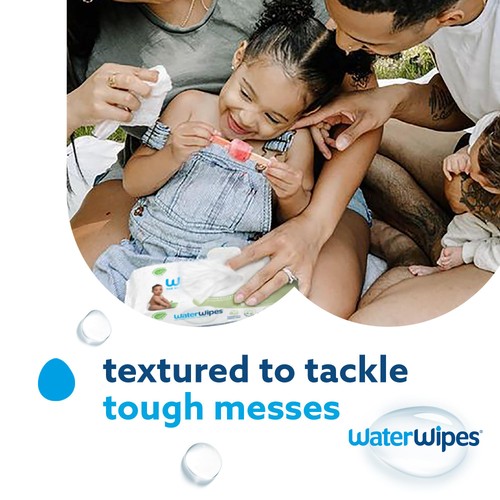 WaterWipes Baby Wipes Sensitive Weaning Plastic Free Wipes 720 Wipes  thumbnail 3