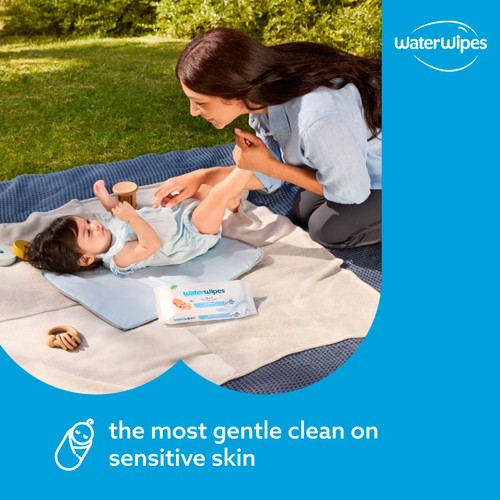 WaterWipes Baby Wipes Sensitive Newborn Plastic Free Wipes 540 Wipes  thumbnail 2