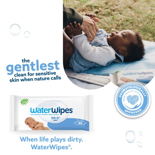 WaterWipes Baby Wipes Sensitive Newborn Plastic Free Wipes 540 Wipes  thumbnail 7