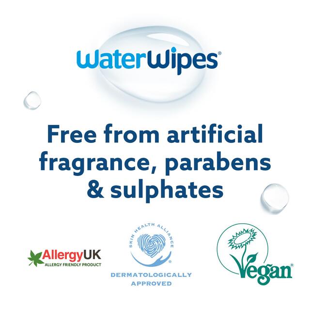 WaterWipes Baby Wipes Sensitive Weaning Plastic Free Wipes 240 Wipes thumbnail 7