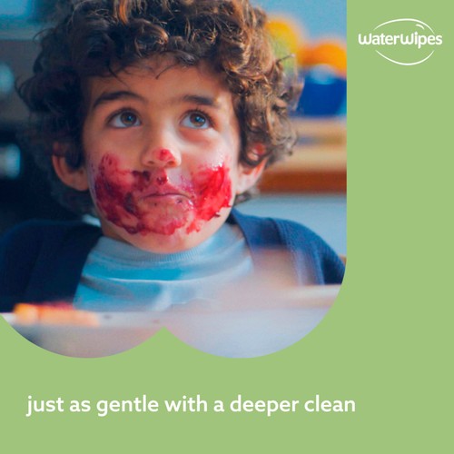 WaterWipes Baby Wipes Sensitive Weaning Plastic Free Wipes 60 Wipes thumbnail 5