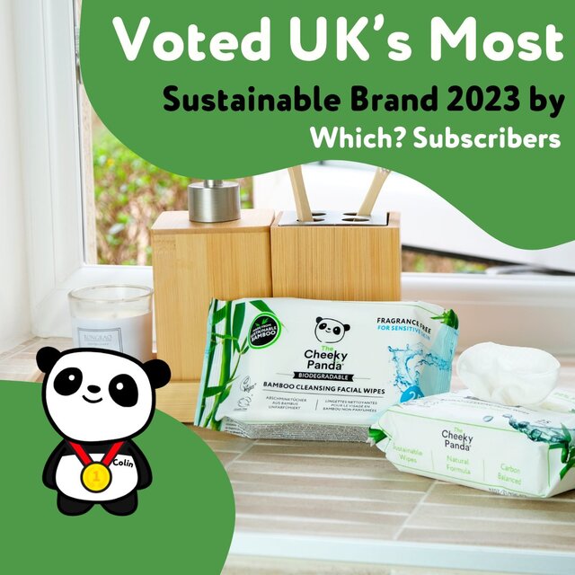 The Cheeky Panda Bamboo Facial Cleansing Wipes Unscented thumbnail 7