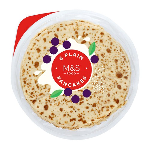 M&S 6 Plain Pancakes