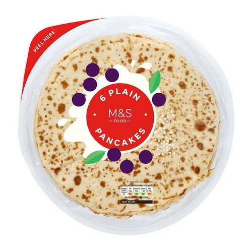M&S 6 Plain Pancakes thumbnail 2