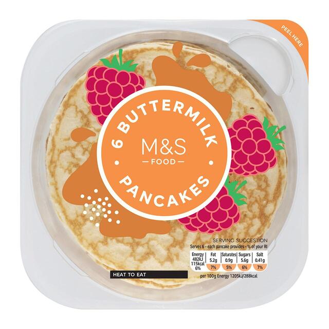 M&S 6 Buttermilk Pancakes thumbnail 2