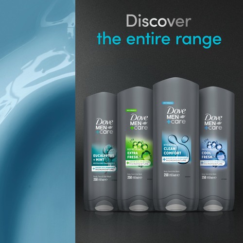 Dove Men+Care Clean Comfort Body & Face Wash thumbnail 5