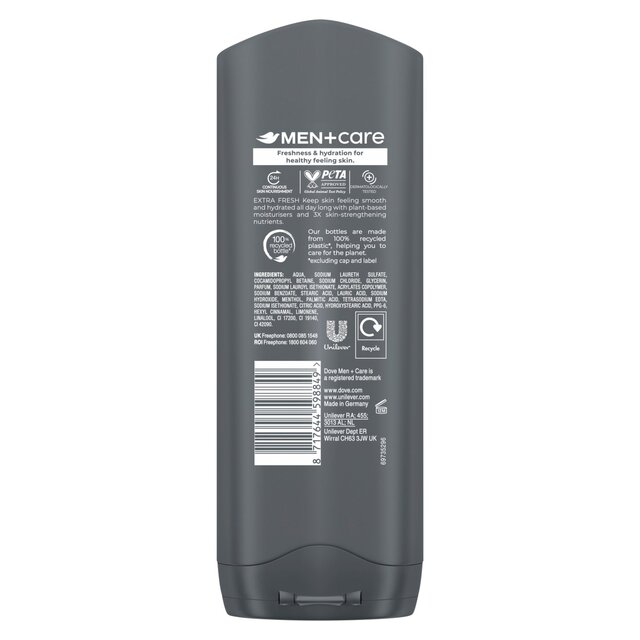 Dove Men+Care Fresh Awake Body & Face Wash thumbnail 3