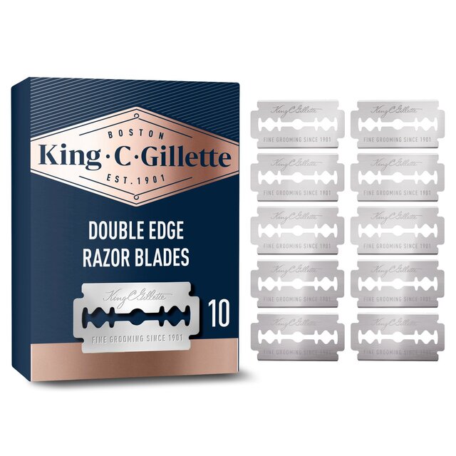 King C. Gillette Double Edge Safety Razor Blades