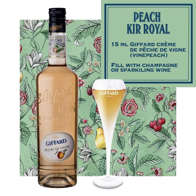 Giffard Creme de Peche Peach Liqueur thumbnail 3