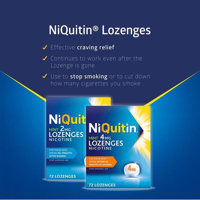 NiQuitin Mint 4mg Lozenges Nicotine thumbnail 5