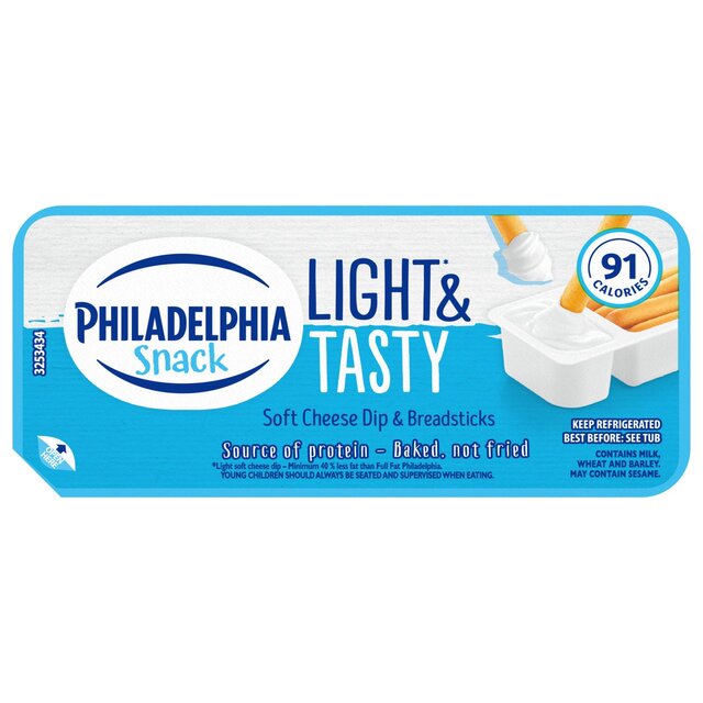 Philadelphia Light Low Fat Soft Cream Cheese Snacks thumbnail 2
