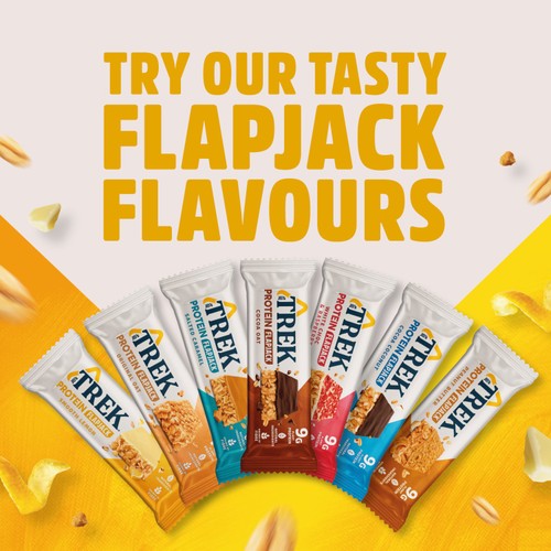 TREK Smooth Lemon Protein Flapjacks Multipack thumbnail 4