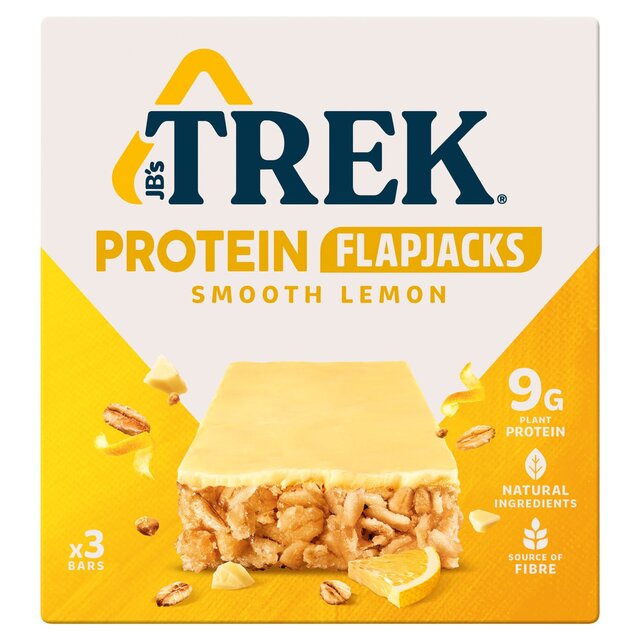 TREK Smooth Lemon Protein Flapjacks Multipack thumbnail 2