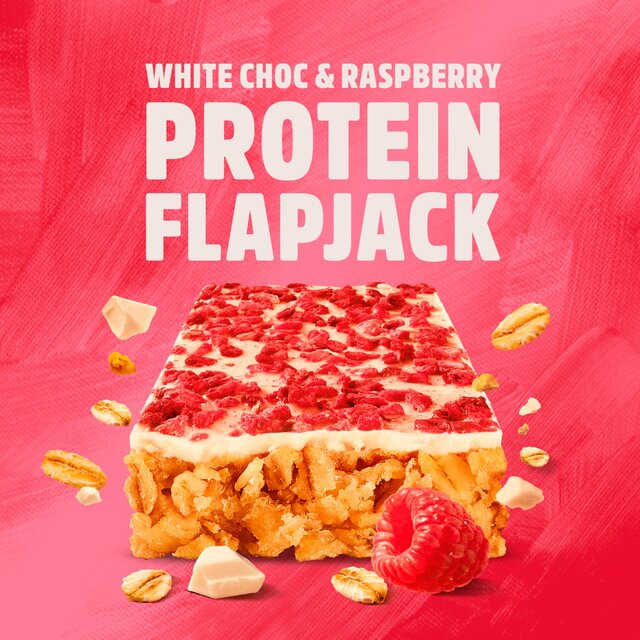 TREK White Choc & Raspberry Protein Flapjacks Multipack thumbnail 3