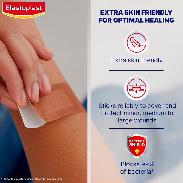 Elastoplast Sensitive Plasters Multi Tone Medium 20 Pack thumbnail 2