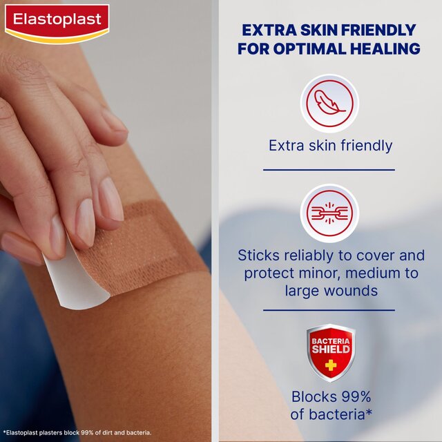 Elastoplast Sensitive Plasters Multi Tone Medium 20 Pack thumbnail 8
