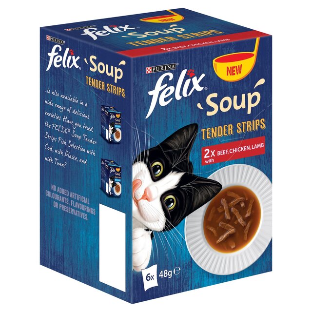 Felix Soup Tender Strips Farm Selection Wet Cat Food thumbnail 3