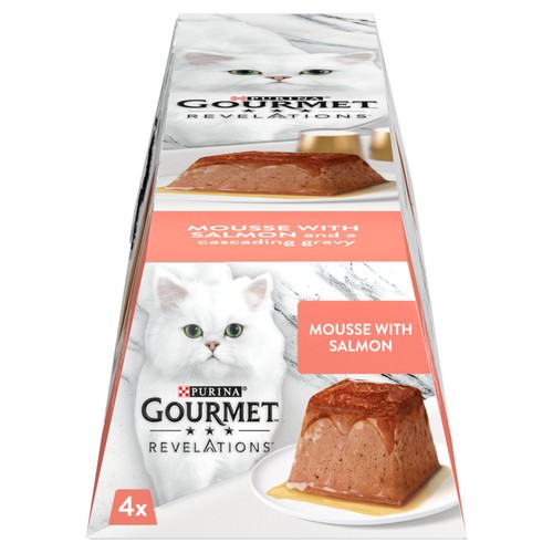 Gourmet Revelations Mousse Salmon Wet Cat Food thumbnail 2