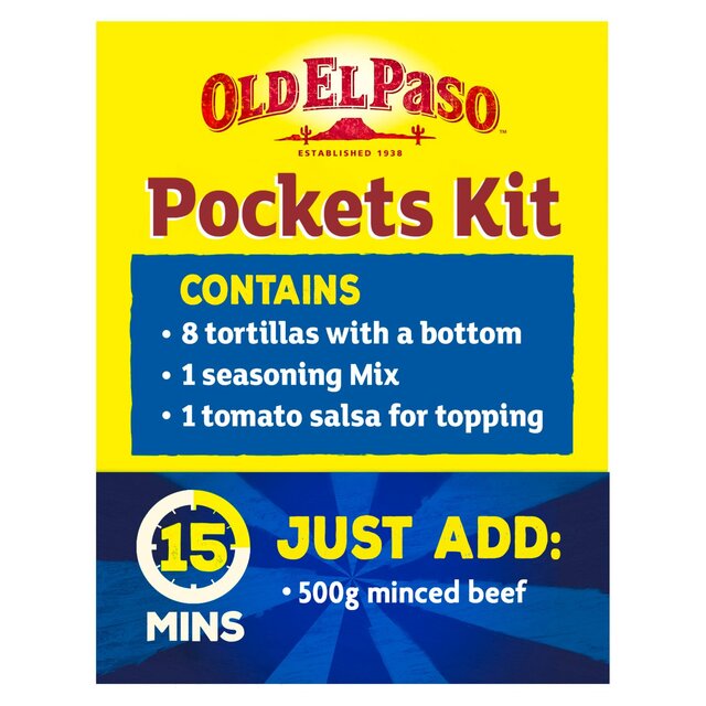 Old El Paso Mexican Mild Tortilla Pockets Kit thumbnail 2