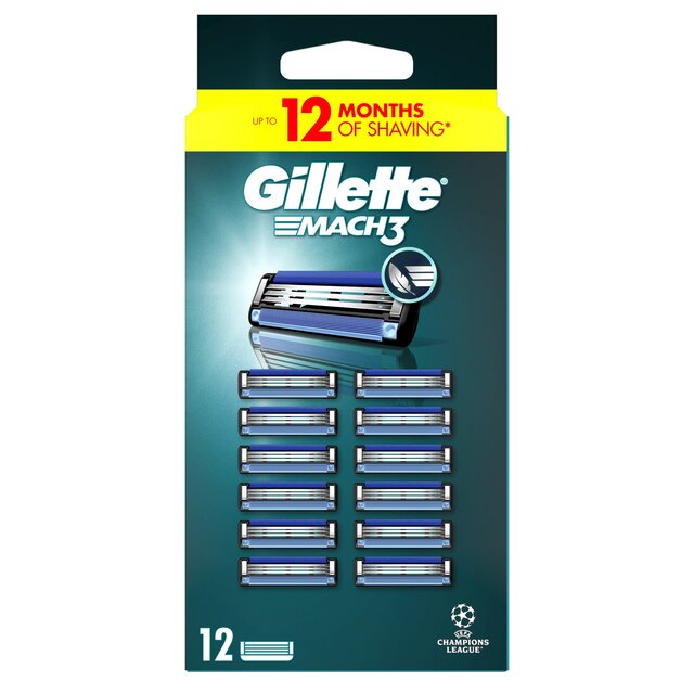 Gillette Mach 3 Razor Blades thumbnail 2