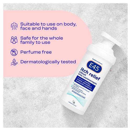 E45 Itch Relief Cream for Itchy Irritated Skin & Eczema thumbnail 6