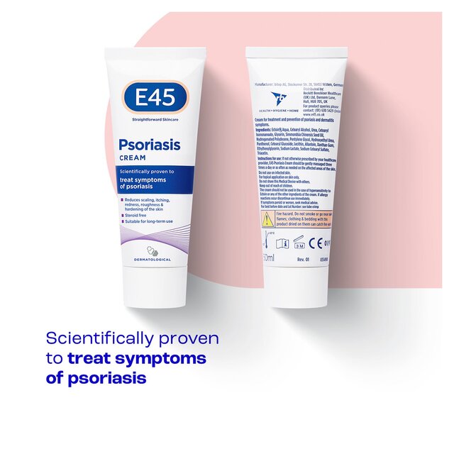 E45 Psoriasis Cream to Reduce Scaling Itching & Redness thumbnail 2