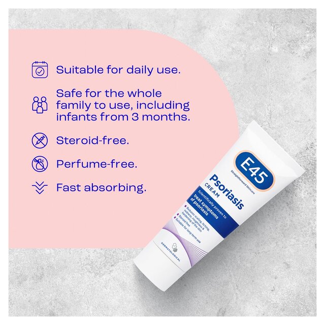 E45 Psoriasis Cream to Reduce Scaling Itching & Redness thumbnail 5