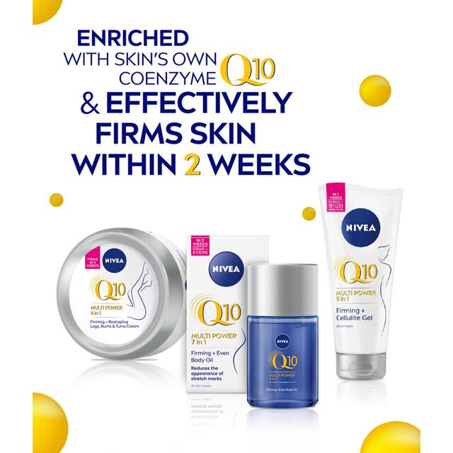 NIVEA Q10 Firming and Reshaping Body Moisturiser Cream thumbnail 2