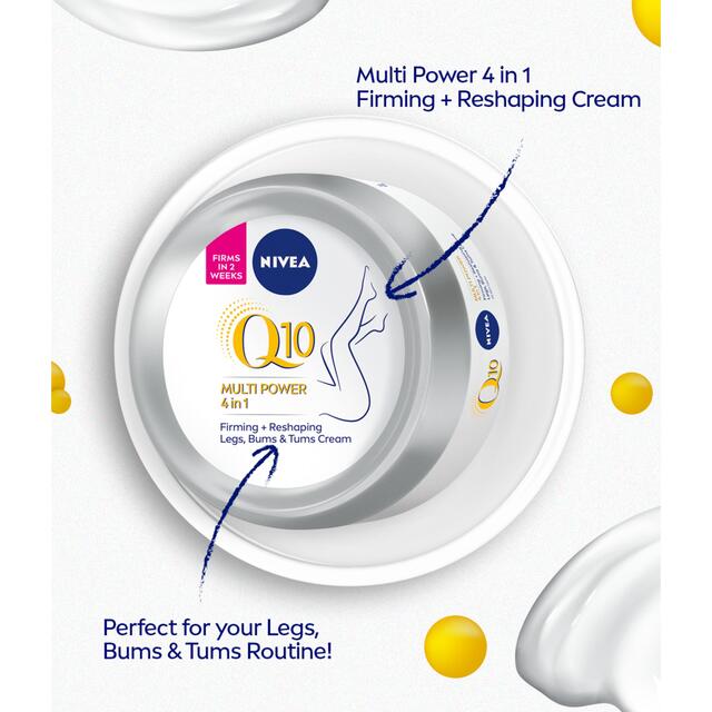 NIVEA Q10 Firming and Reshaping Body Moisturiser Cream thumbnail 3