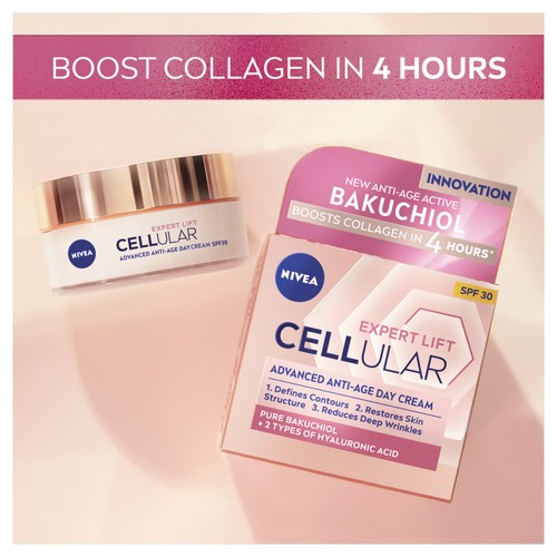 NIVEA Hyaluron Cellular Elasticity Filler Anti-Wrinkle Day Face Cream SPF30 thumbnail 4
