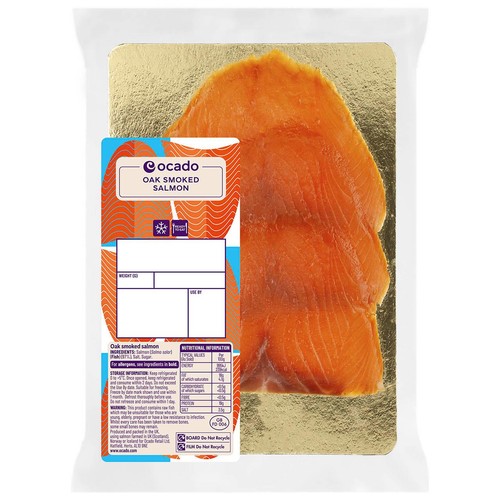 Ocado Oak Smoked Salmon thumbnail 2