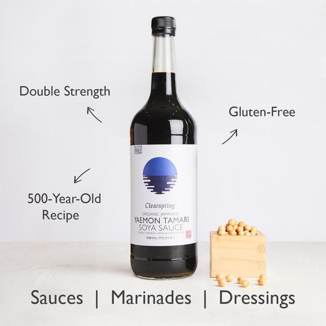Clearspring Organic Japanese Yaemon Tamari Soya Sauce - Double Strength thumbnail 2