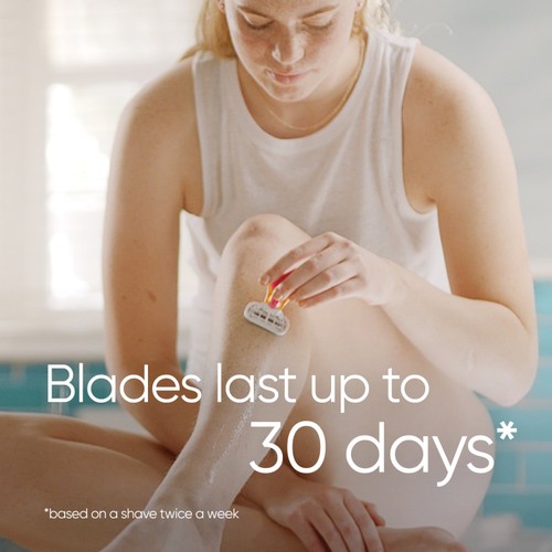 Gillette Venus Snap Extra Smooth Razor On-The-Go Pink thumbnail 6