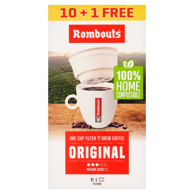Rombouts Original Compostable One Cup Filter Coffee
