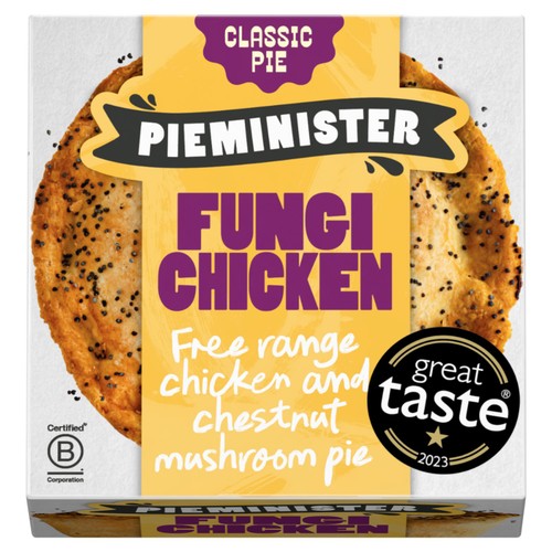 Pieminister Fungi Chicken with Portobello & Chestnut Mushroom Pie