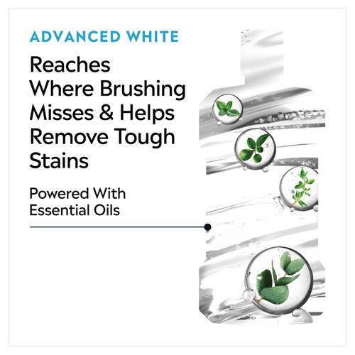 Listerine Advanced White Milder Taste Alcohol Free Mouthwash thumbnail 4
