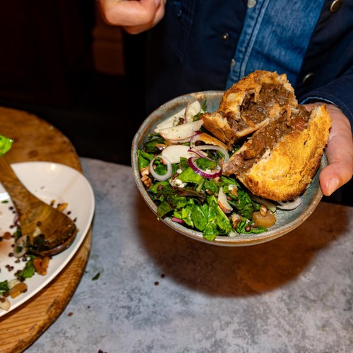 Pieminister Moo & Blue Pie with British Beef Steak & Stilton thumbnail 5